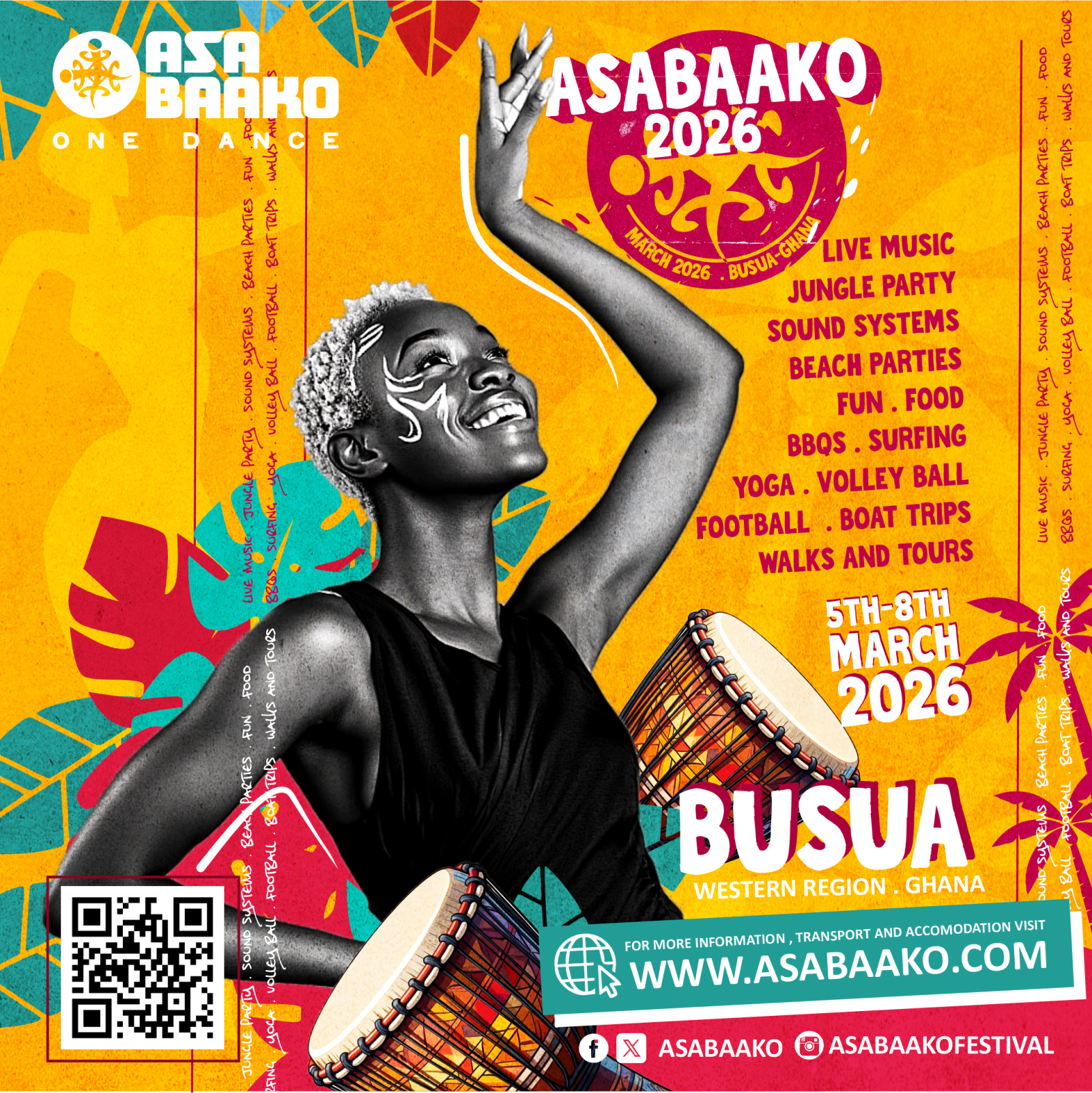 Dates Announced for Asa Baako 2026: Ghana’s Iconic Afro-Dance Festival Returns 5th–8th March Asa Baako 2026