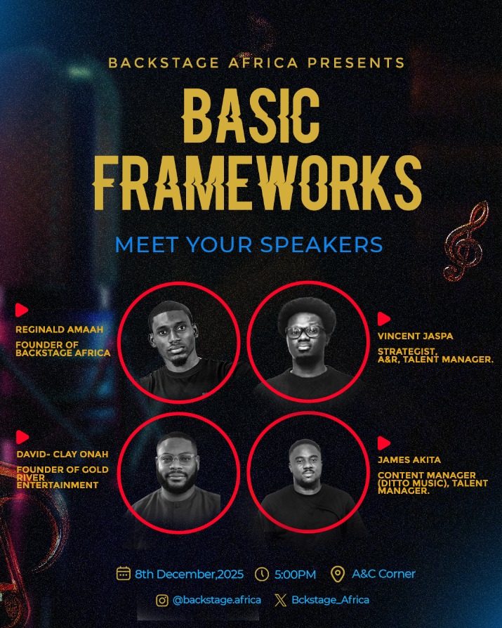 BackStage Africa Launches "Basic Frameworks", A Big Push for Artist Development BackStage Africa
