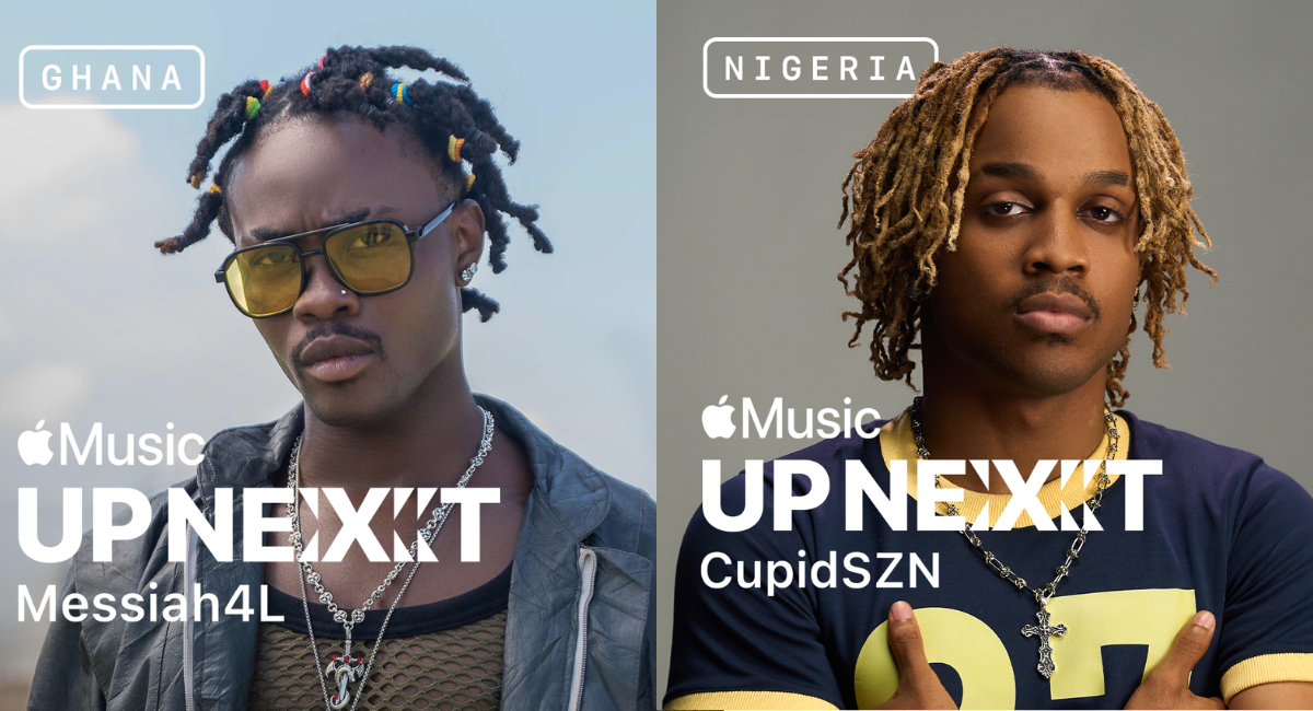 Apple Music Shines Spotlight on Africa’s Next Wave with Up Next Artists LUUKHANYO, CupidSzn, Messiah4L & Itare Ghana, East Africa Apple music Up Next